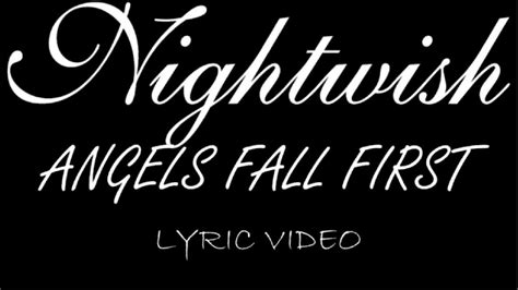 Nightwish Angels Fall First 1997 Lyric Video YouTube