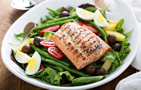 Atlantic Salmon Nicoise Salad George Foreman Grills