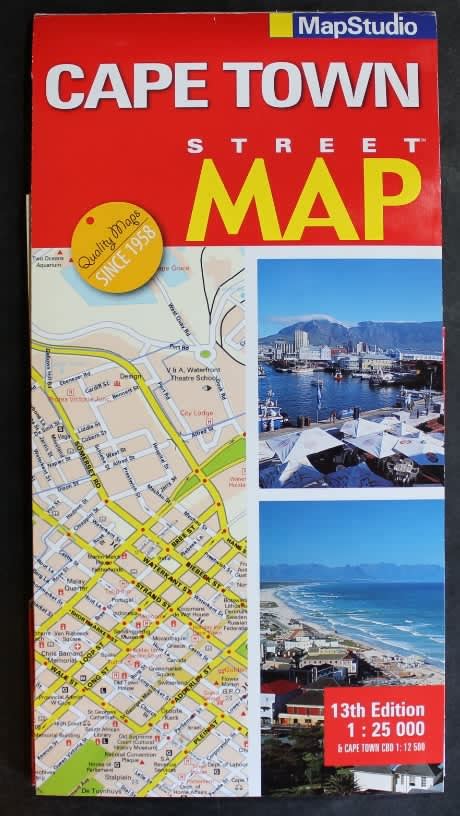 Maps Map Studio 13th Edition Cape Town Street Folded Map For Sale In