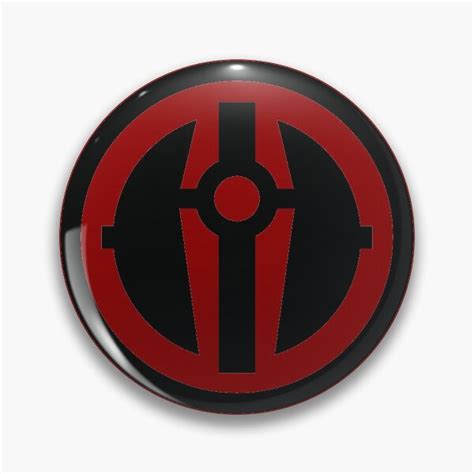 "Darth Revan Emblem in Black" Pin for Sale by HelveticaHero | Redbubble