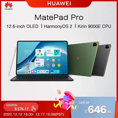 Huawei Matepad Pro 12 6 Inch Tablet 8gb 256gb Oled Screen 2560x1600