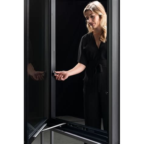 Pella Impervia Series 23 1 2 In X 47 1 2 In X 3 In Jamb 1 Lite Black Fiberglass New Construction