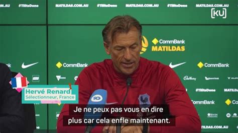 Equipe De France F Hervé Renard Donne Des Nouvelles De Selma Bacha