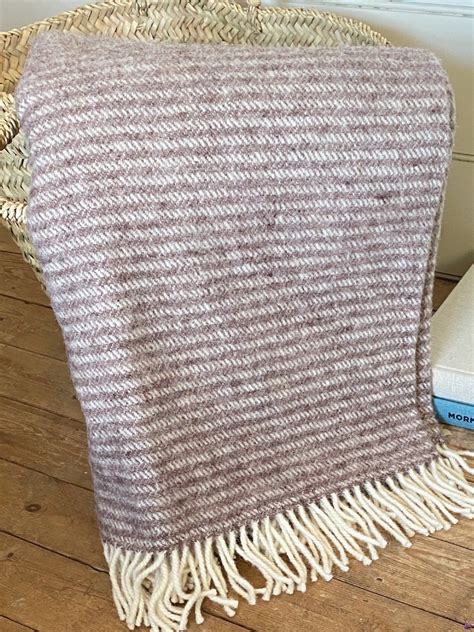 Ralph Lambswool Throw Blanket Truffle Brown Throw Blanket Blanket