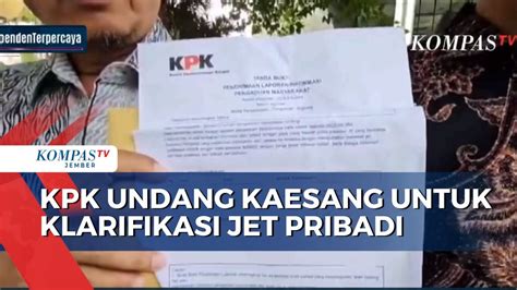 Kaesang Dilaporkan Kpk Undang Klarifikasi Jet Pribadi Youtube