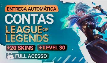 CONTAS 100 UPADA A MÃO FULL ACESSO League of Legends Contas