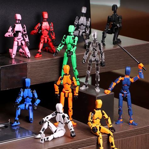 Dummy Action Figure D Printed Toys Multi Jointed Movable Robot