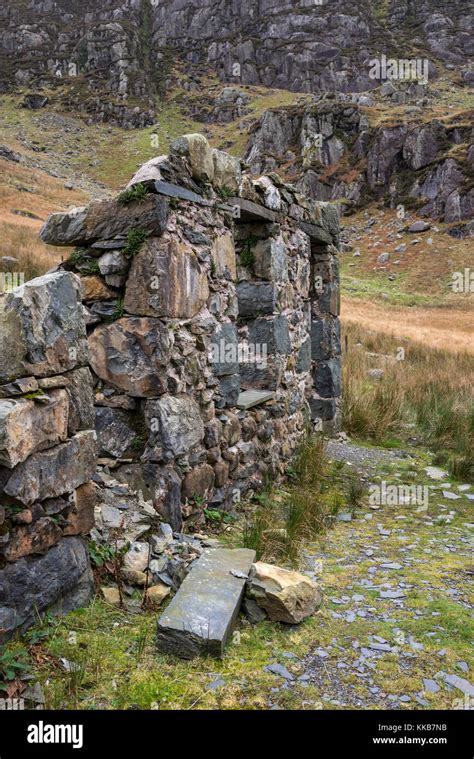 Old Slate Quarry At Cwmorthin Tanygrisiau North Wales Stock Photo Alamy