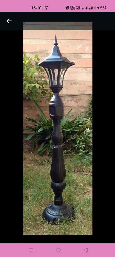 Aluminium Round Pasolite Decorative Garden Pole Light Ip Rating Ip