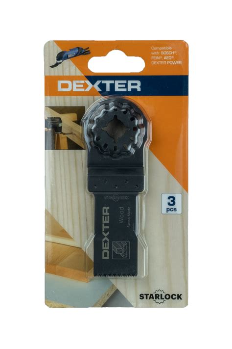 Lot De Lames Plongeantes Dexter Mm Hcs Pour Bois Starlock Leroy