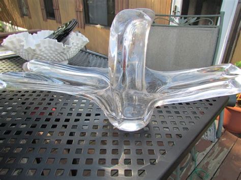 cofrac art verrier paris france crystal glass art basket etsy