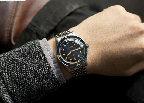 Aquascaphe Classic Blue Gilt - Baltic Watches