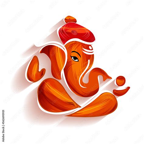 lord ganesha vector art creative design stock vector adobe stock