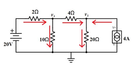 Nodal Analysis Circuit Diagram Nodal Analysis Method Problem