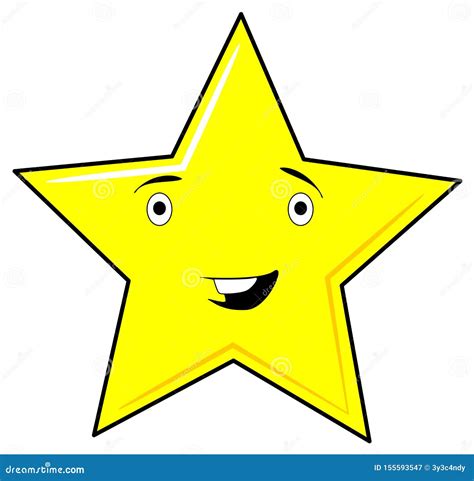 Happy Smiling Star Yellow Stock Illustrations – 975 Happy Smiling Star ...