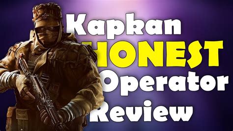 Kapkan Honest Operator Review Rainbow Six Siege Youtube