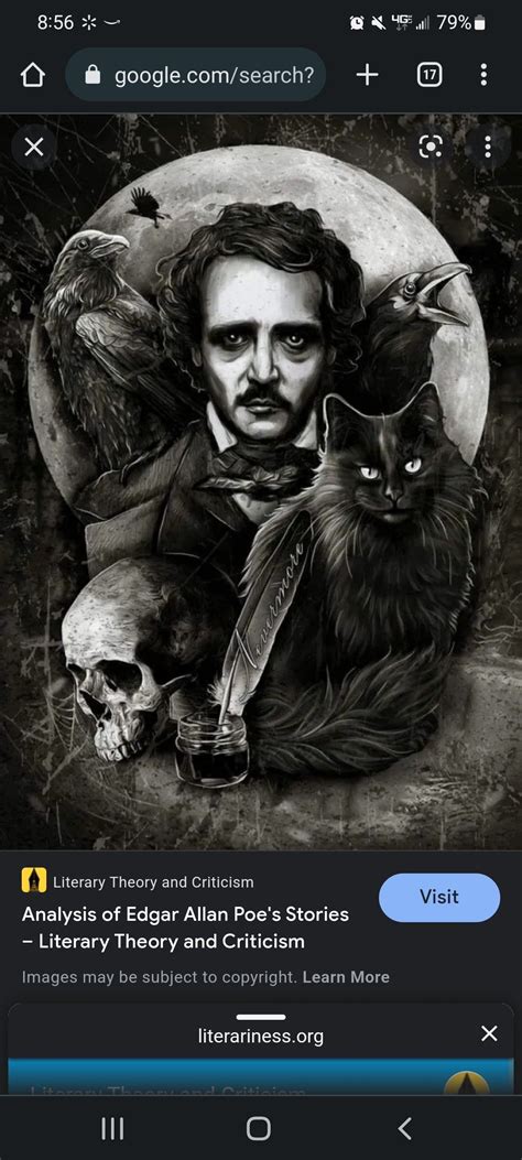 Edgar Allan Poe Art Literary Theory Nevermore Drawings Movie