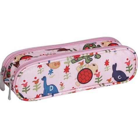 C Trousse Scolaire Rectangulaire Compartiments X X Cm Motif