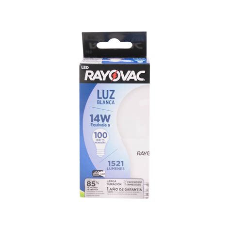 Foco Led Luz Blanca Rayovac W Supermercados Stock