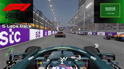 F1 2021 Game 5 Laps Race Saudi Arabian Sebastian Vettel Ps4