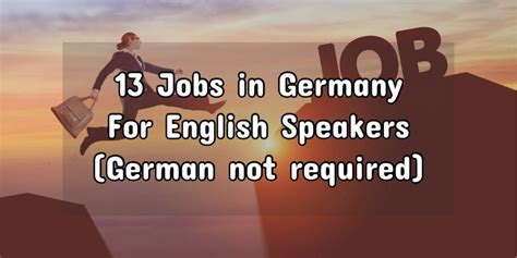 Work In Germany Without Speaking German 13 Possible Jobs Live Work