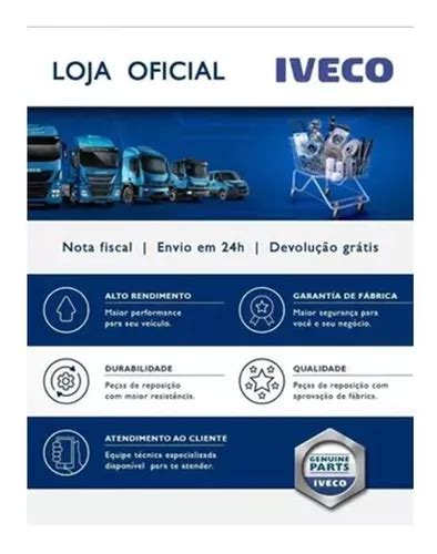 Tomada Duto Ar Chaminé Original Iveco Stralis Hi way Tector Mebuscar