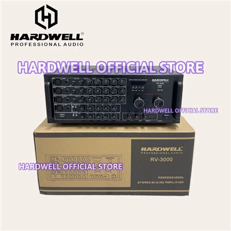 Jual Power Amplifier Hardwell RV 3000 Original Ampli Karaoke Shopee