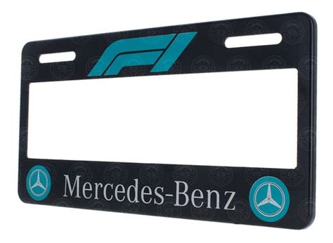 Par Marco Porta Placa Auto Y Camioneta Escuderia Mercedes F1 MercadoLibre