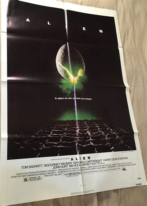 ORIGINAL ALIEN MOVIE POSTER ONE SHEET 27 X 41 FOLDED | #1724060524