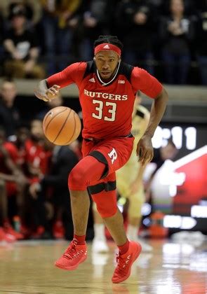 Rutgers Deshawn Freeman Action During First Editorial Stock Photo