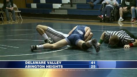 Abington Heights Vs Delaware Valley Wrestling