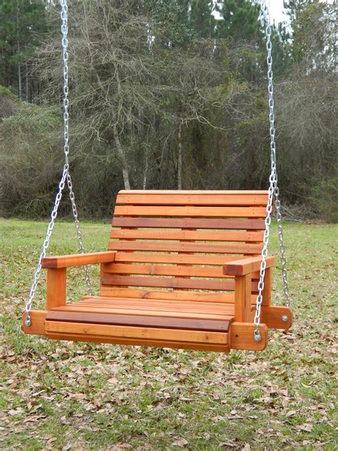 2ft Cedar Porch Swing, Swing Chair, Patio Chair Swing, Tree Swing ...