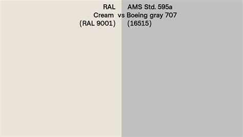 Ral Cream Ral Vs Ams Std A Boeing Gray Side By