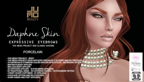 Second Life Marketplace Jumo Daphne Skin Porcelain Tmp Maitreya