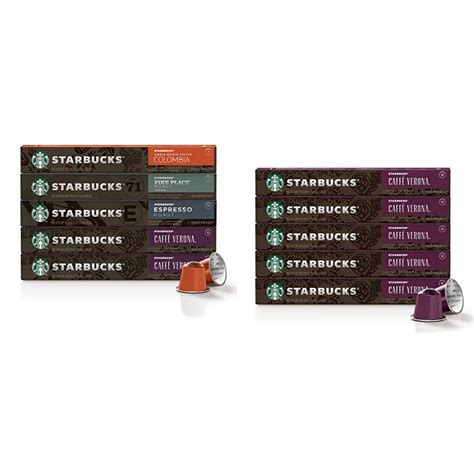 Starbucks By Nespresso Intense Variety Pack Count Single Serve