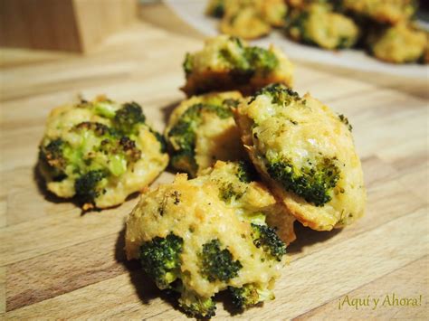 Aquí y Ahora Tortitas de brocoli al horno