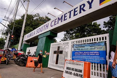 Manila South Cemetery Reopens To Public For Undas Abs Cbn News