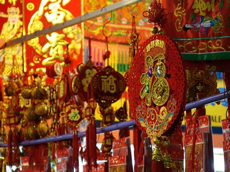 images street flower alley decoration  year china town