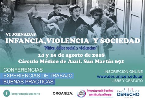 Vi Jornadas De Infancia Violencia Y Sociedad Unicen