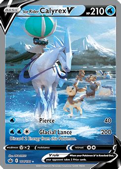 Ice Rider Calyrex V Chilling Reign Tcg Card Database Pokemon