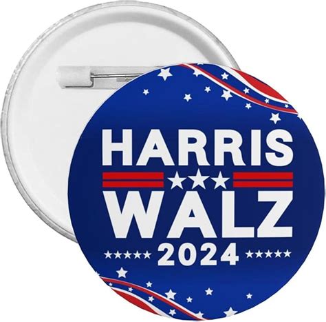 Kamala Harris Waltz Button Pins Kamala Harris Tim Waltz