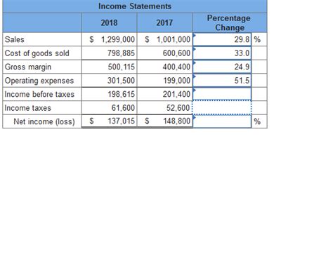 Net Loss Income Statement