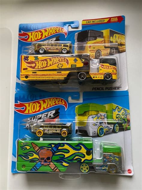 Hot Wheels Pencil Pusher Combo Super RIGS Hobbies Toys Toys Games