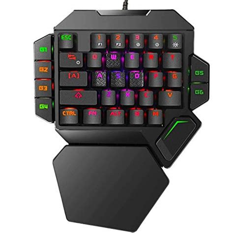 Ripley TECLADO MECÁNICO RGB PARA JUEGOS DE UNA SOLA MANO TECLADO