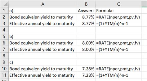 A 10 Year Maturity Bond With Par Value Of 1000 Makes Annual Coupon