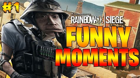 REACCIONANDO A FUNNY MOMENTS 1 Rainbow Six Siege YouTube