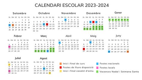 Escola Bressol Santa Cristina D Aro Calendari Escolar Escola