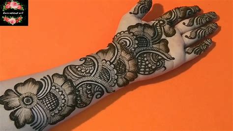 Teej Special Beautiful Front Hand Mehndi Easy Arabic Mehndi Design