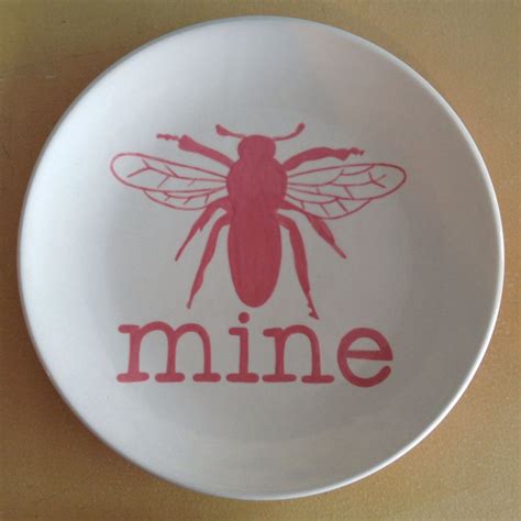 Bee Mine Valentine S Day Plate Paint Your Own Pottery Paint Your Pot Cary North Carolina