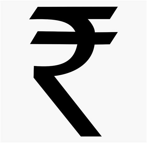 Indian Rupee Symbol , Free Transparent Clipart - ClipartKey